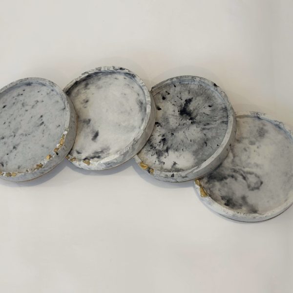 Coaster Set I Black Marble