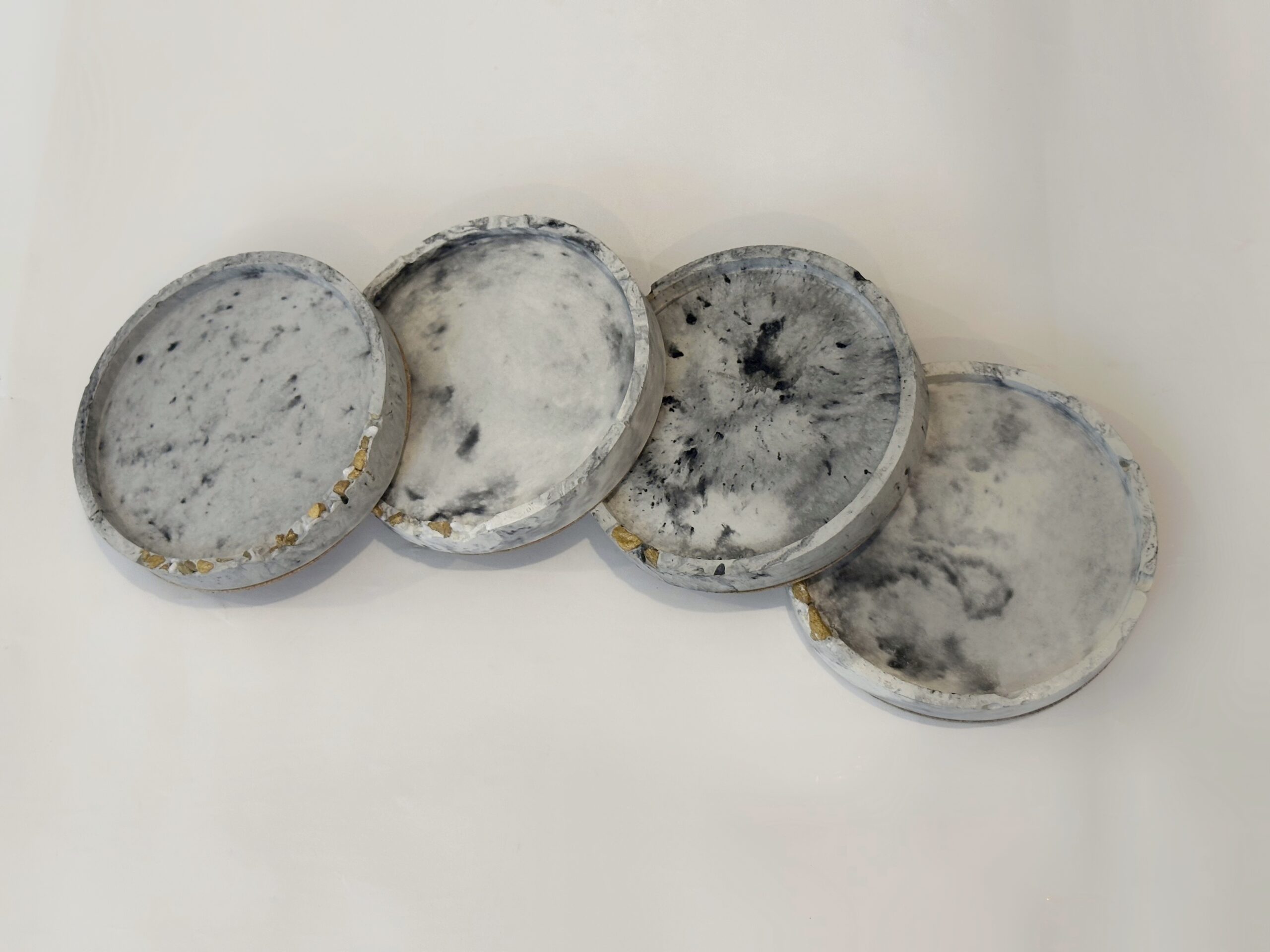 Coaster Set I Black Marble